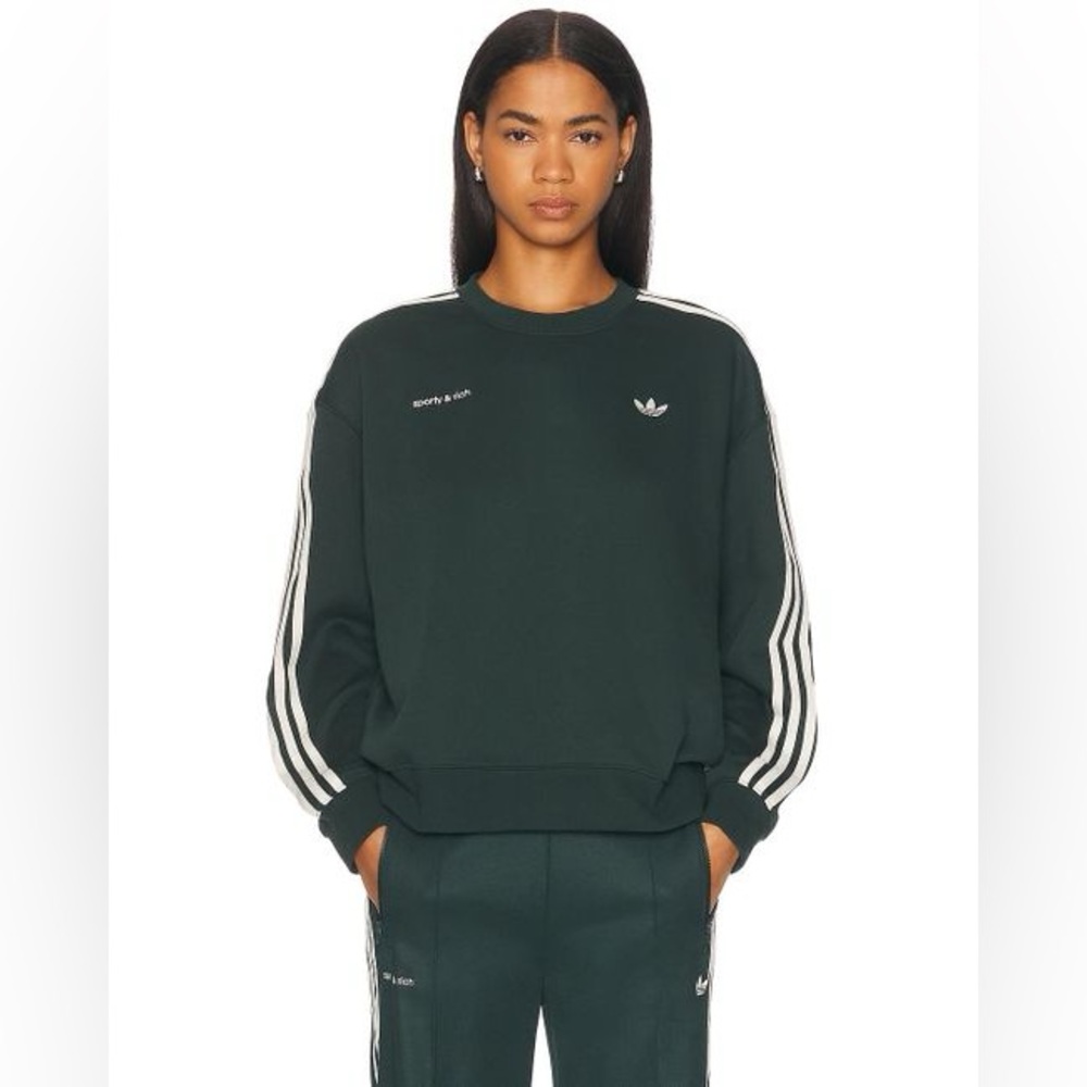 SPORTY & RICH X ADIDAS Crewneck